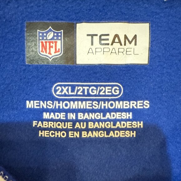 NFL Team Apparel Blue Indianapolis Colts Long Sleeve Pullover Hoodie Men’s XXL - Picture 5 of 8